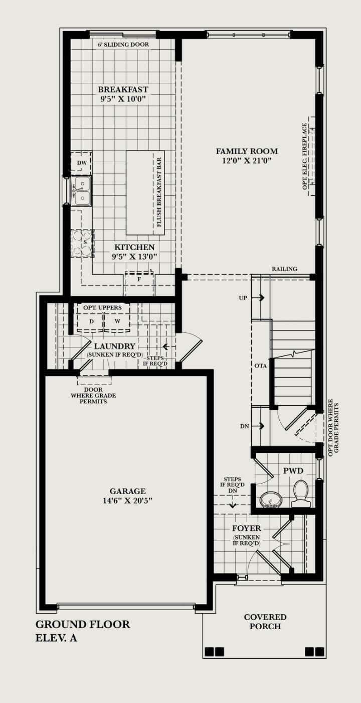 The Elderwood floorplan