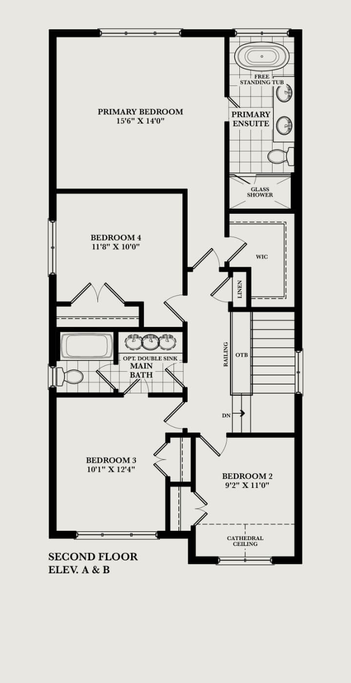 The Elderwood floorplan