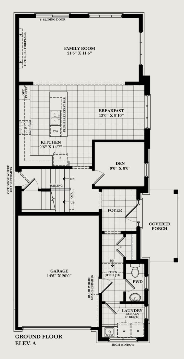 The Hawthorne floorplan