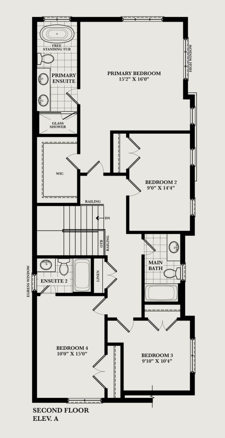 The Hawthorne floorplan