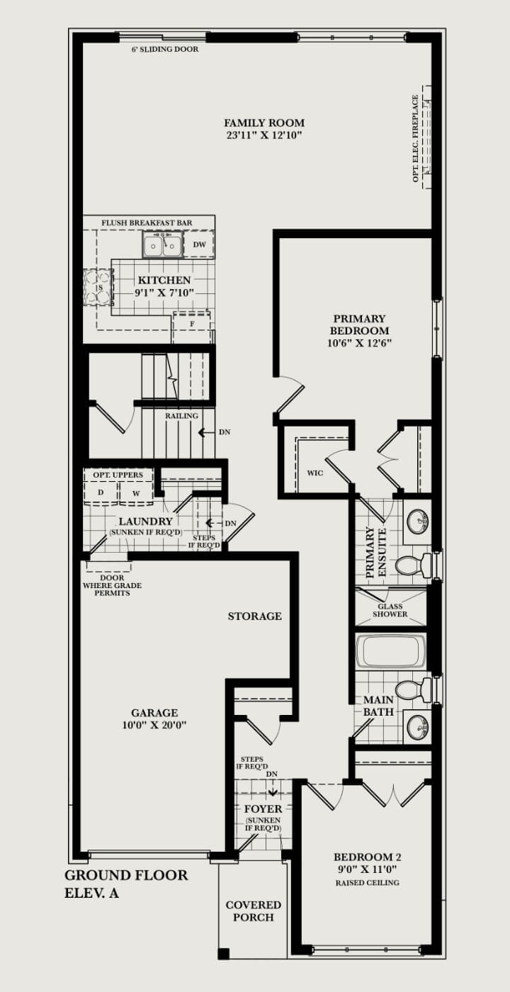 The Rosewood floorplan