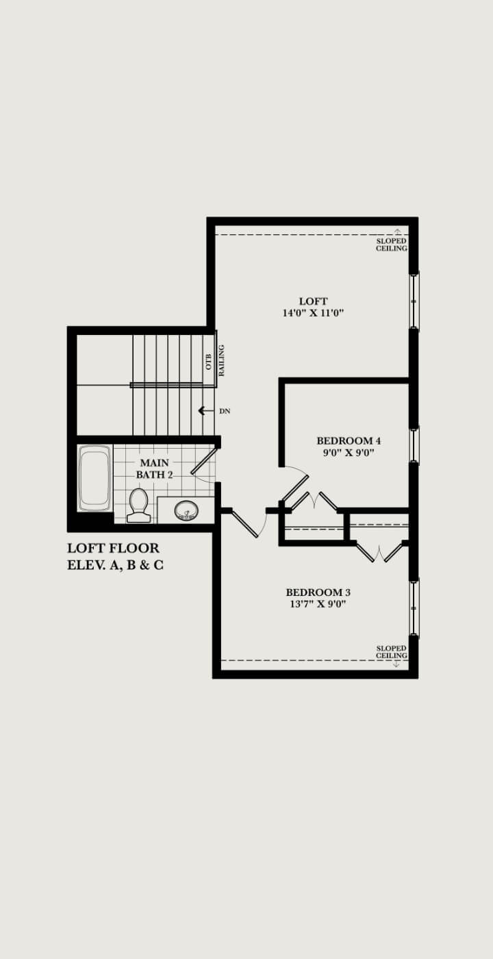 The Rosewood with Loft floorplan
