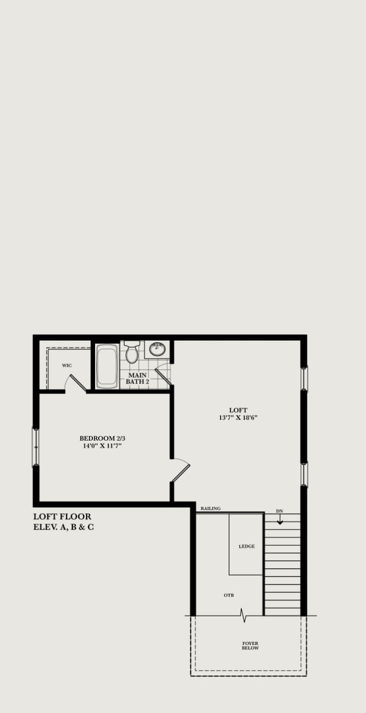 The Ashford with Loft floorplan
