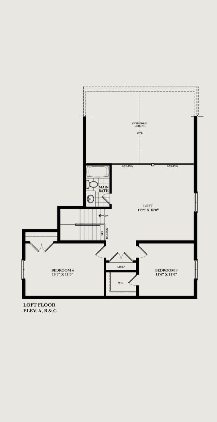 The Foundry with Loft floorplan