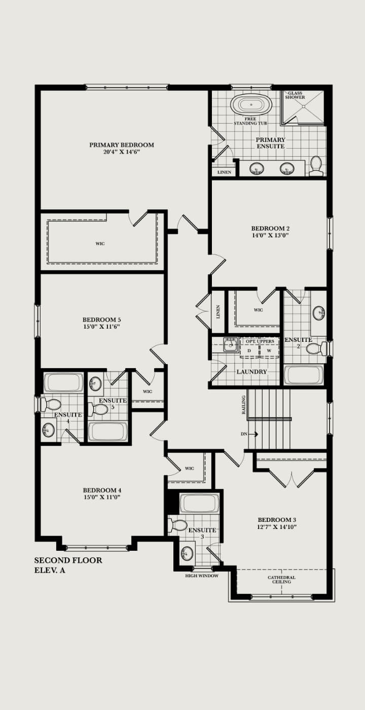 The Ironcrest floorplan