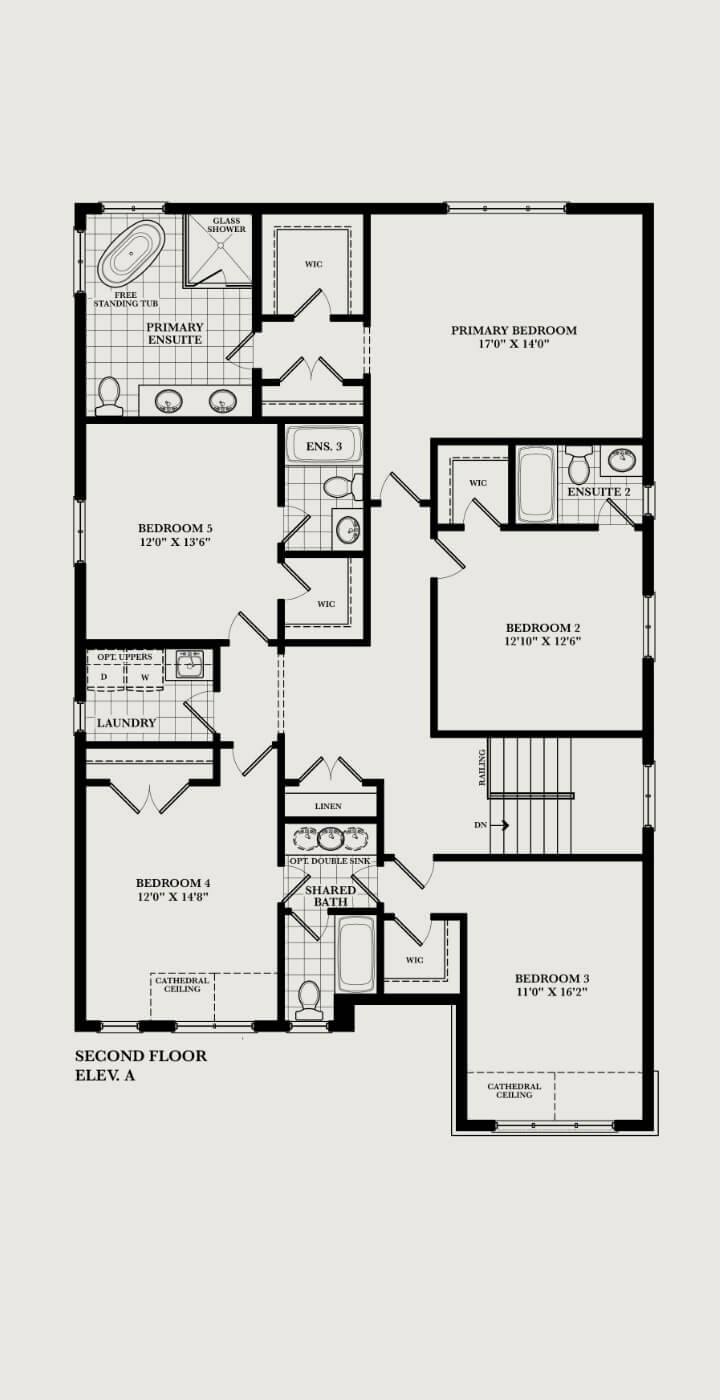 The Montrose floorplan