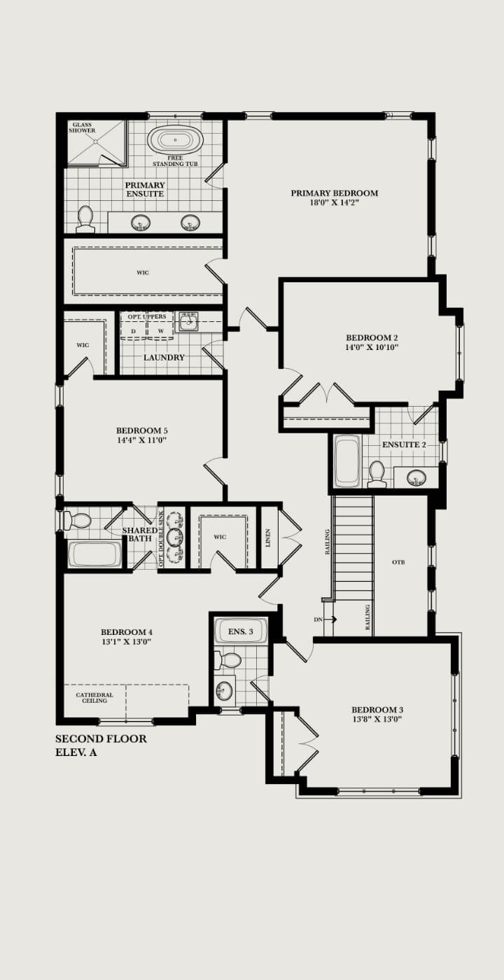 The Stonewright floorplan