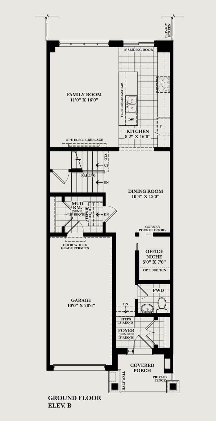 The Ainsworth floorplan