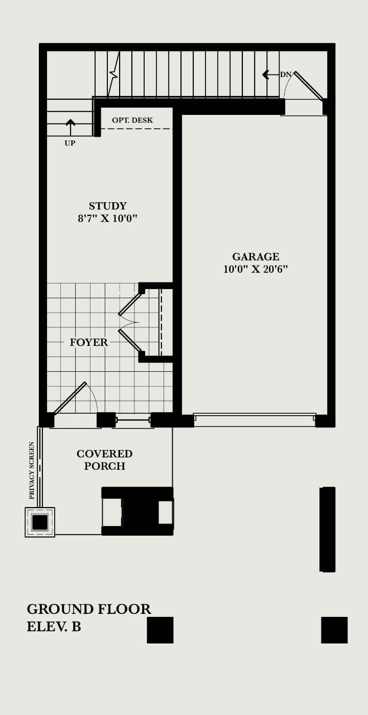 The Glade floorplan