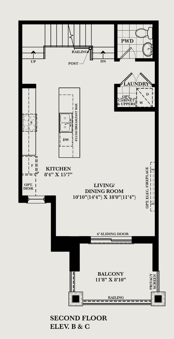 The Glade floorplan