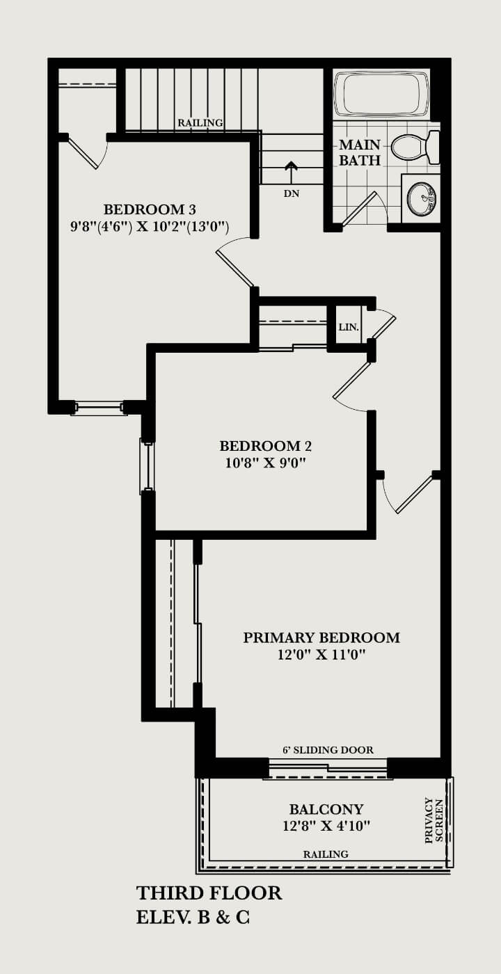 The Glade floorplan
