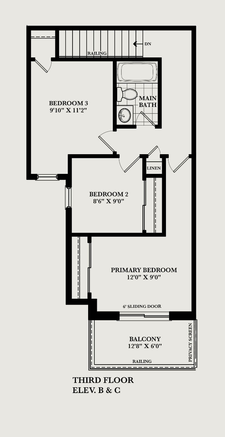 The Glen floorplan