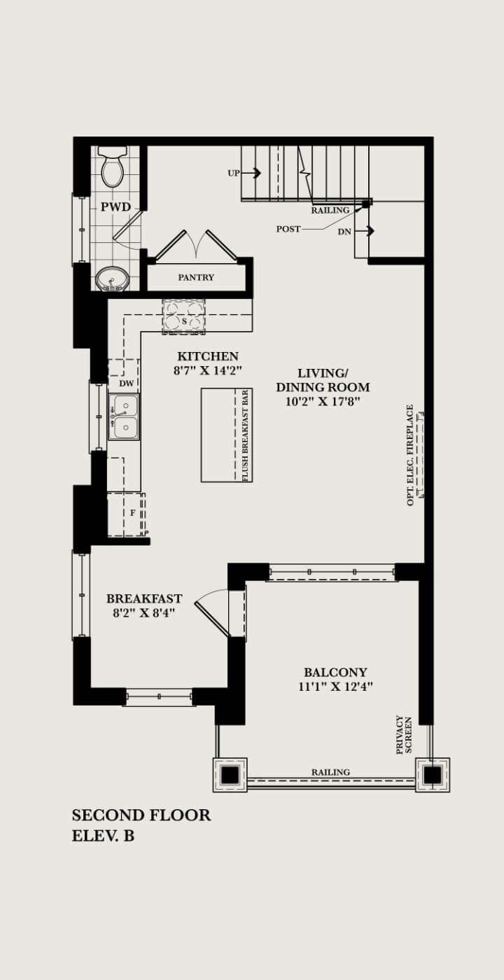 The Highland floorplan